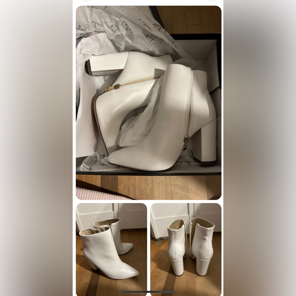 COPY - Lily’s White Boot Heels (never worn)